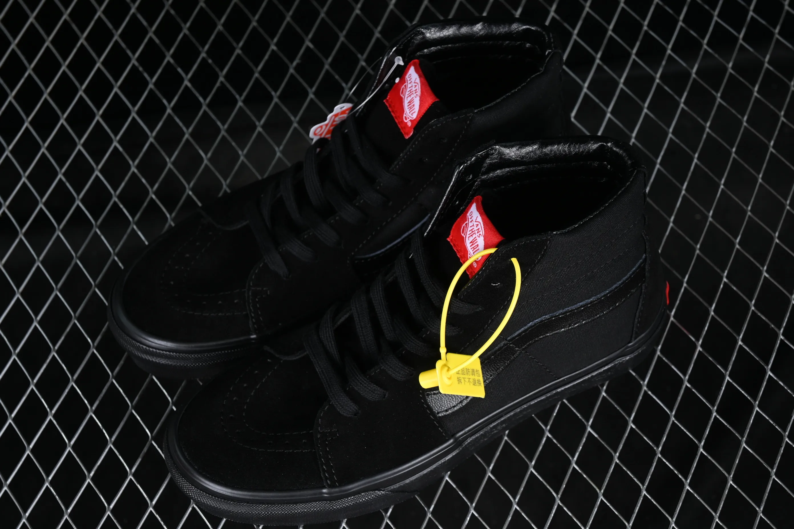 All categories Vans Vans series Vans Hi Vans high-top Vans Sk8-Hi Vans official Black Warrior high-top classic pure black casual canvas shoes VN000D5IBKA